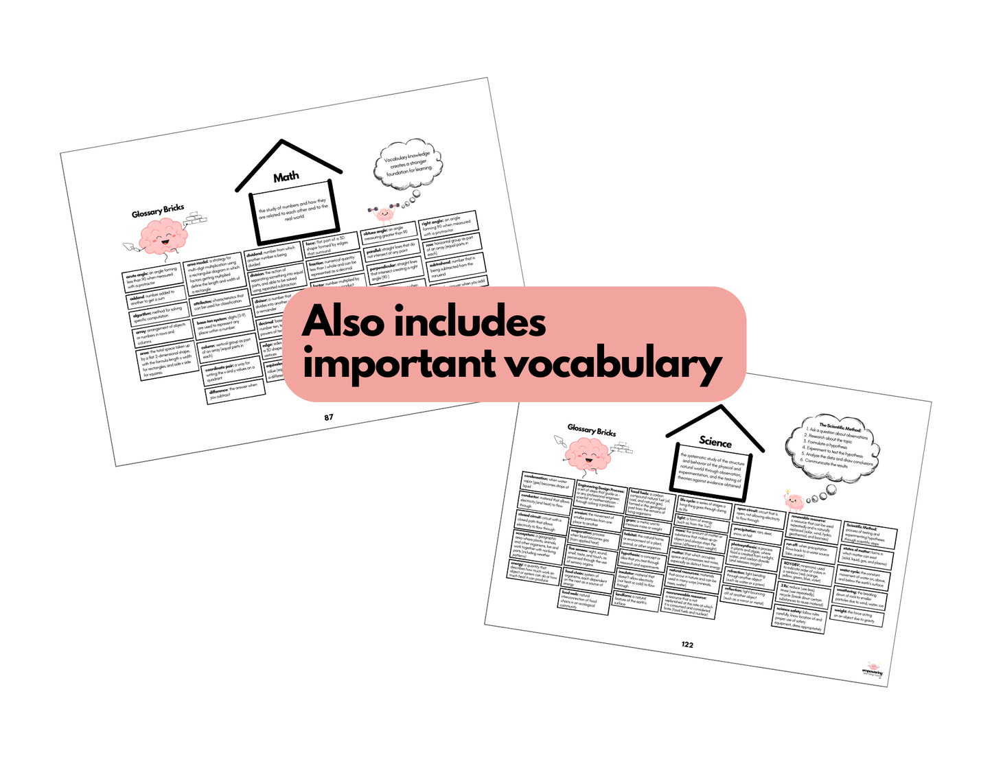The Ultimate Blank Graphic Organizer Guide, A Comprehensive Program, Parent Edition, Pre-K-6th, Math/Science, Digital Download