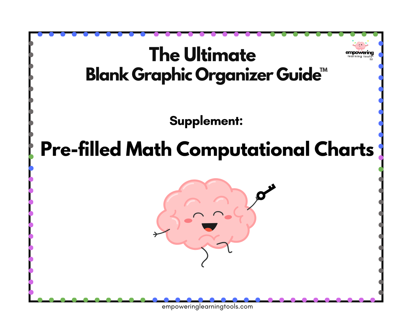 The Ultimate Blank Graphic Organizer Guide, Parent Edition, ALL SUBJECTS, Pre-K-6th, Digital Download (Copy)