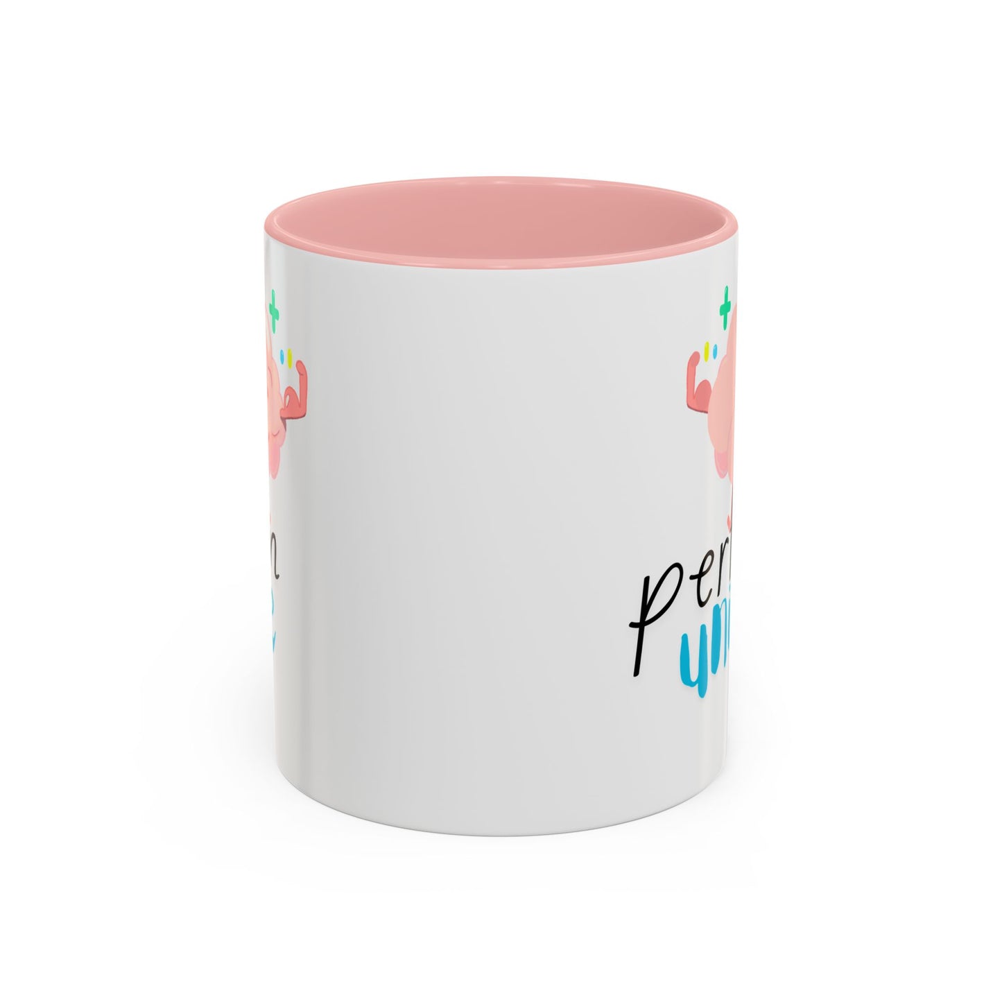 Perfectly Unique Accent Coffee Mug – 11 & 15oz – Fun Gift for Brainy Friends