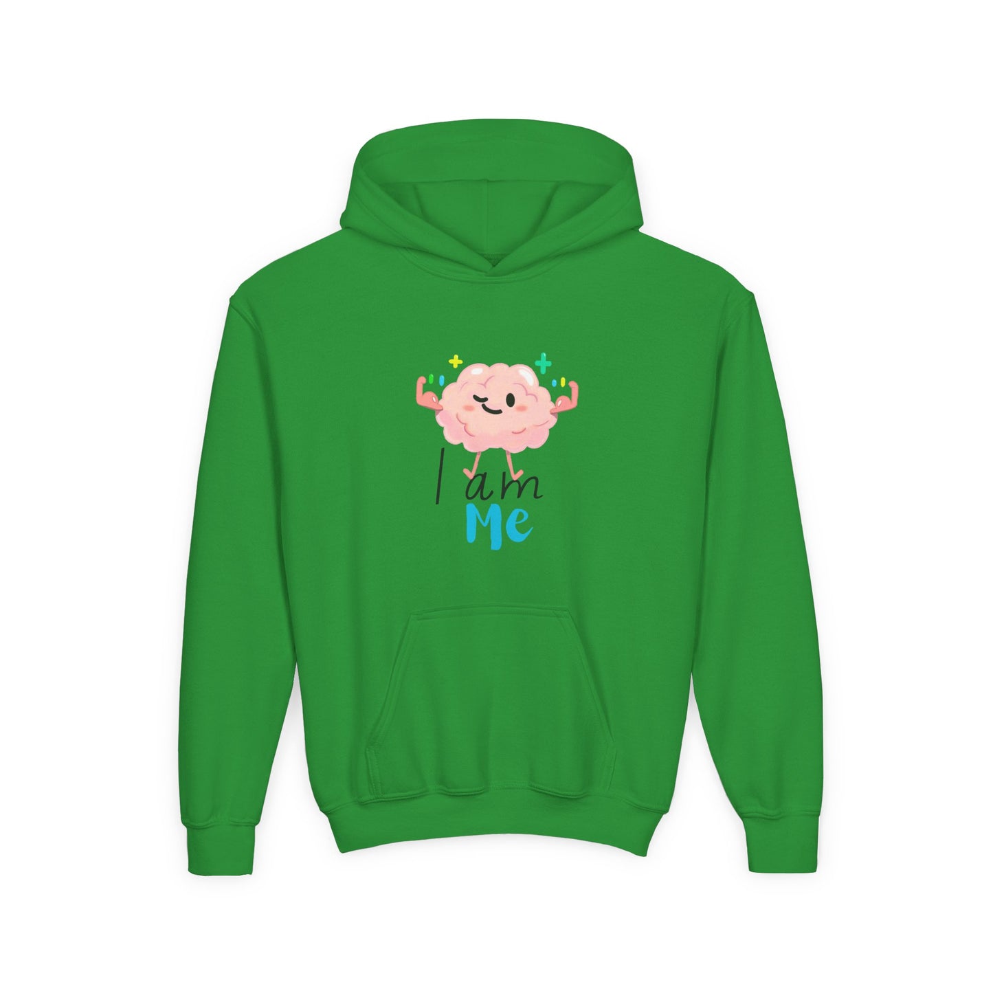 Kids Hoodie - 'I am Me' Youth Heavy Blend Hooded Sweatshirt for Kids