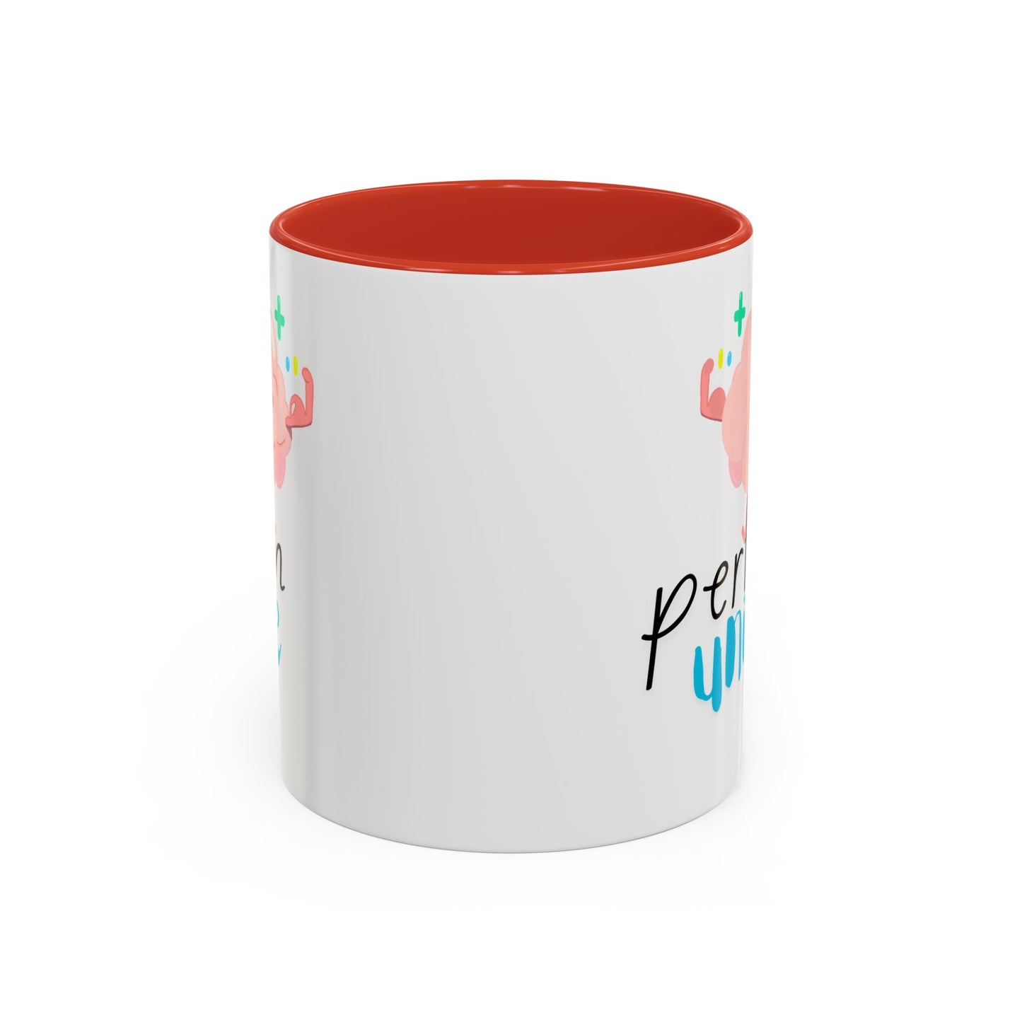 Perfectly Unique Accent Coffee Mug – 11 & 15oz – Fun Gift for Brainy Friends