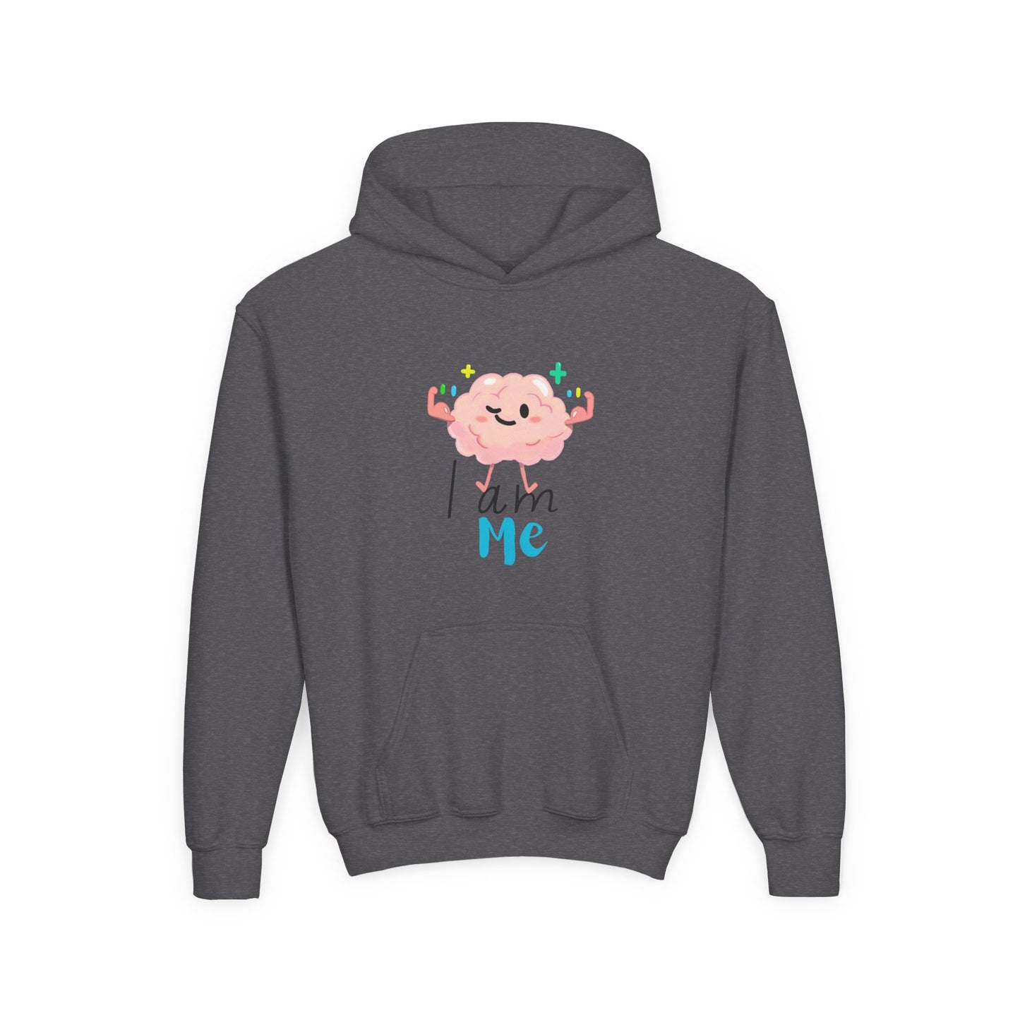 Kids Hoodie - 'I am Me' Youth Heavy Blend Hooded Sweatshirt for Kids