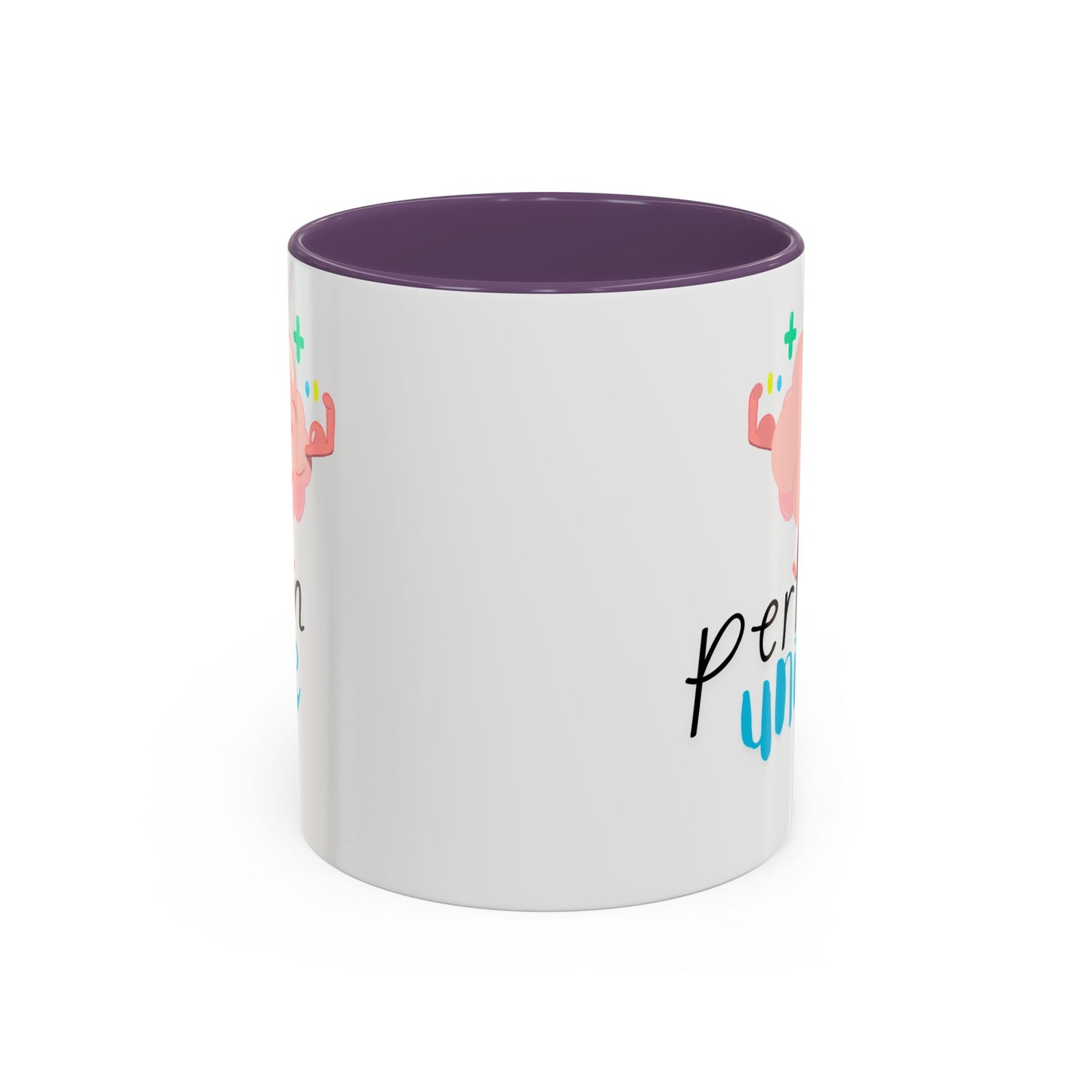 Perfectly Unique Accent Coffee Mug – 11 & 15oz – Fun Gift for Brainy Friends
