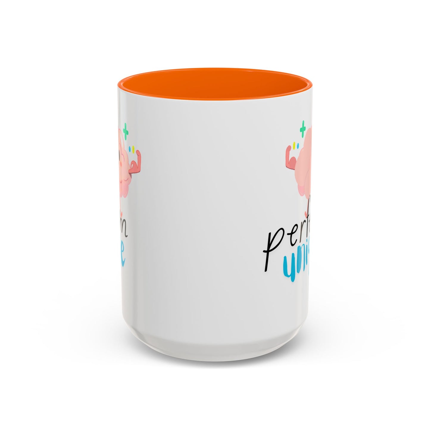 Perfectly Unique Accent Coffee Mug – 11 & 15oz – Fun Gift for Brainy Friends
