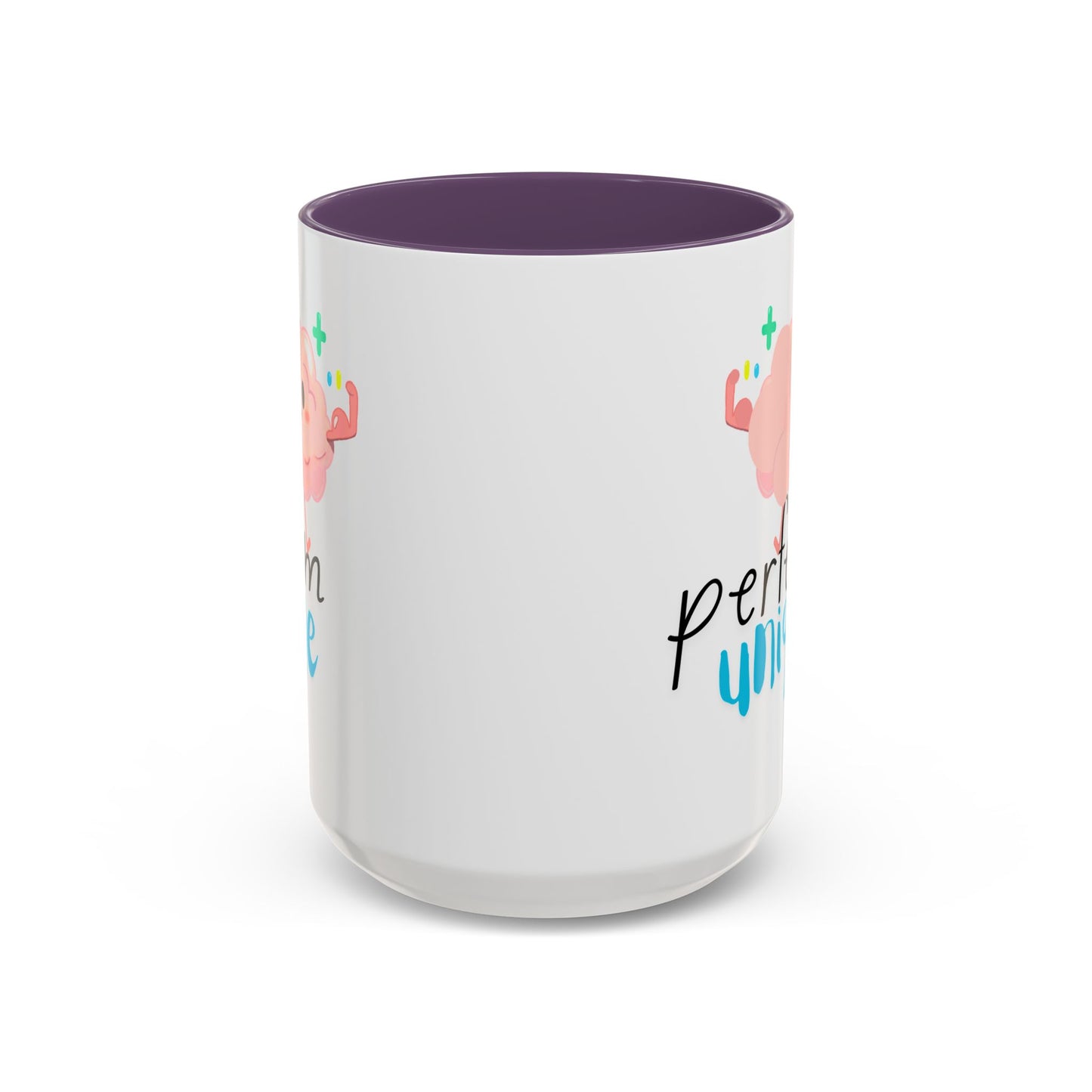 Perfectly Unique Accent Coffee Mug – 11 & 15oz – Fun Gift for Brainy Friends