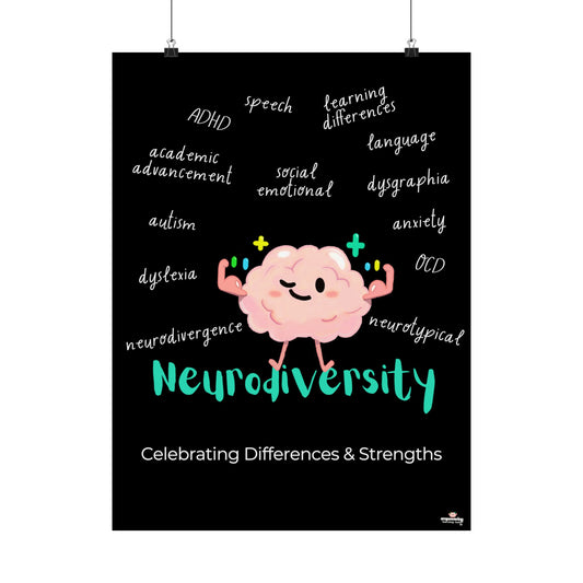 Neurodiversity poster, Celebrating Differences