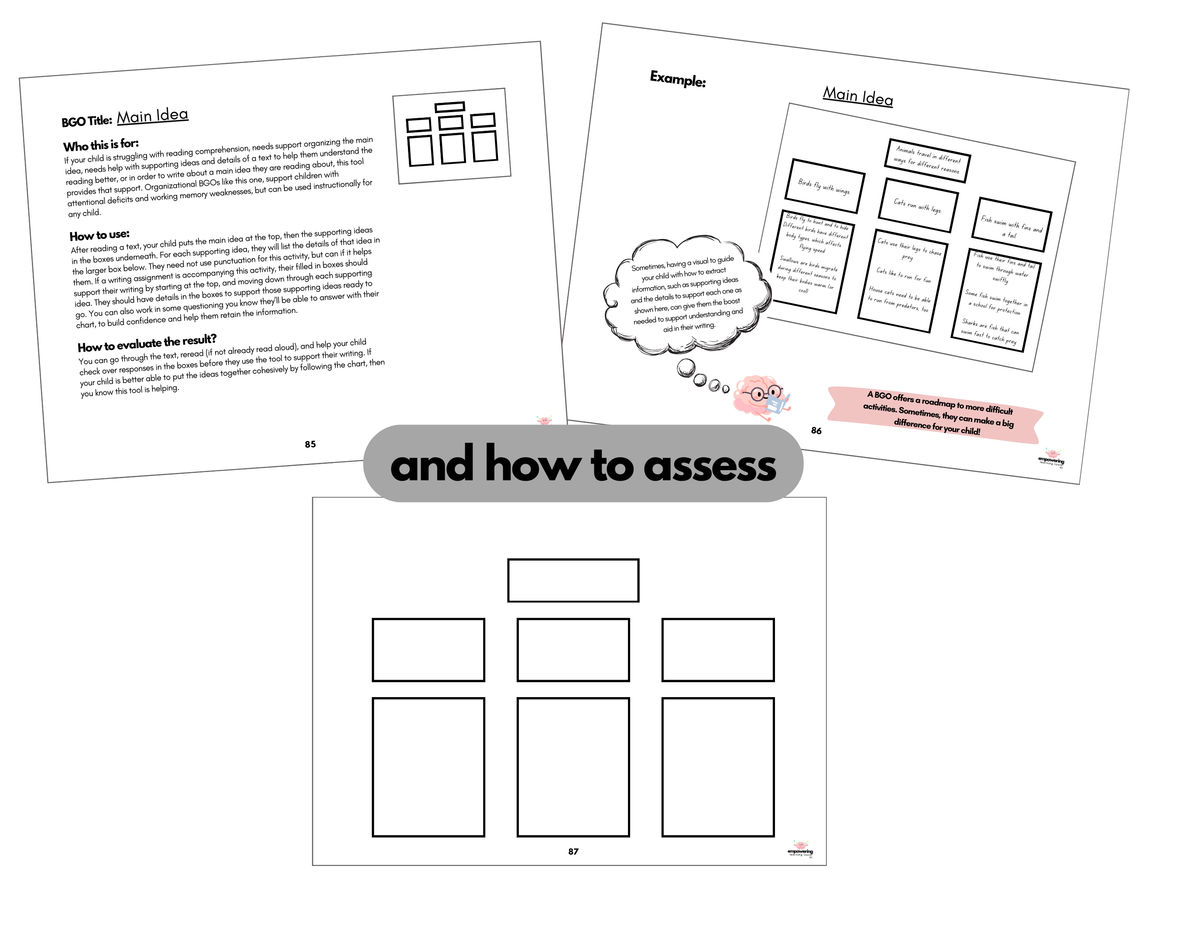 The Ultimate Blank Graphic Organizer Guide, A Comprehensive Program, P ...
