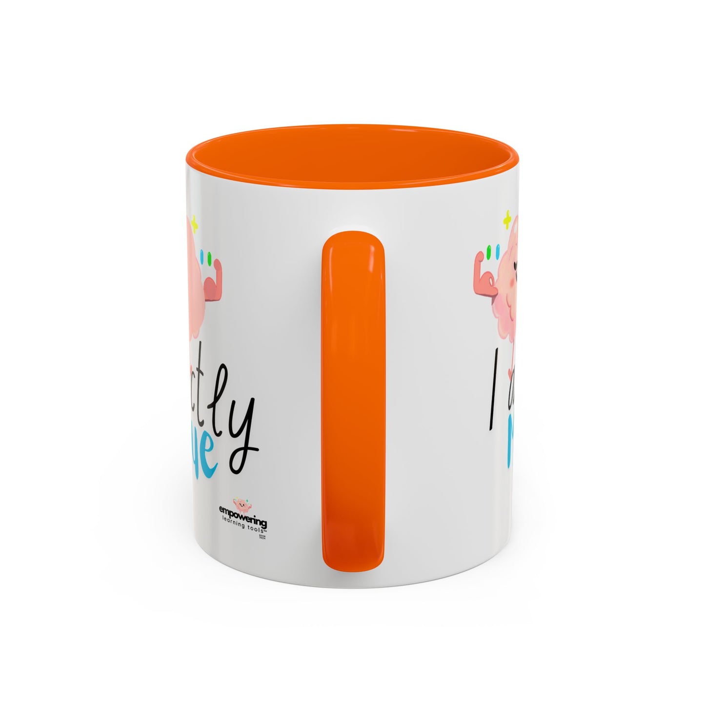 Perfectly Unique Accent Coffee Mug – 11 & 15oz – Fun Gift for Brainy Friends