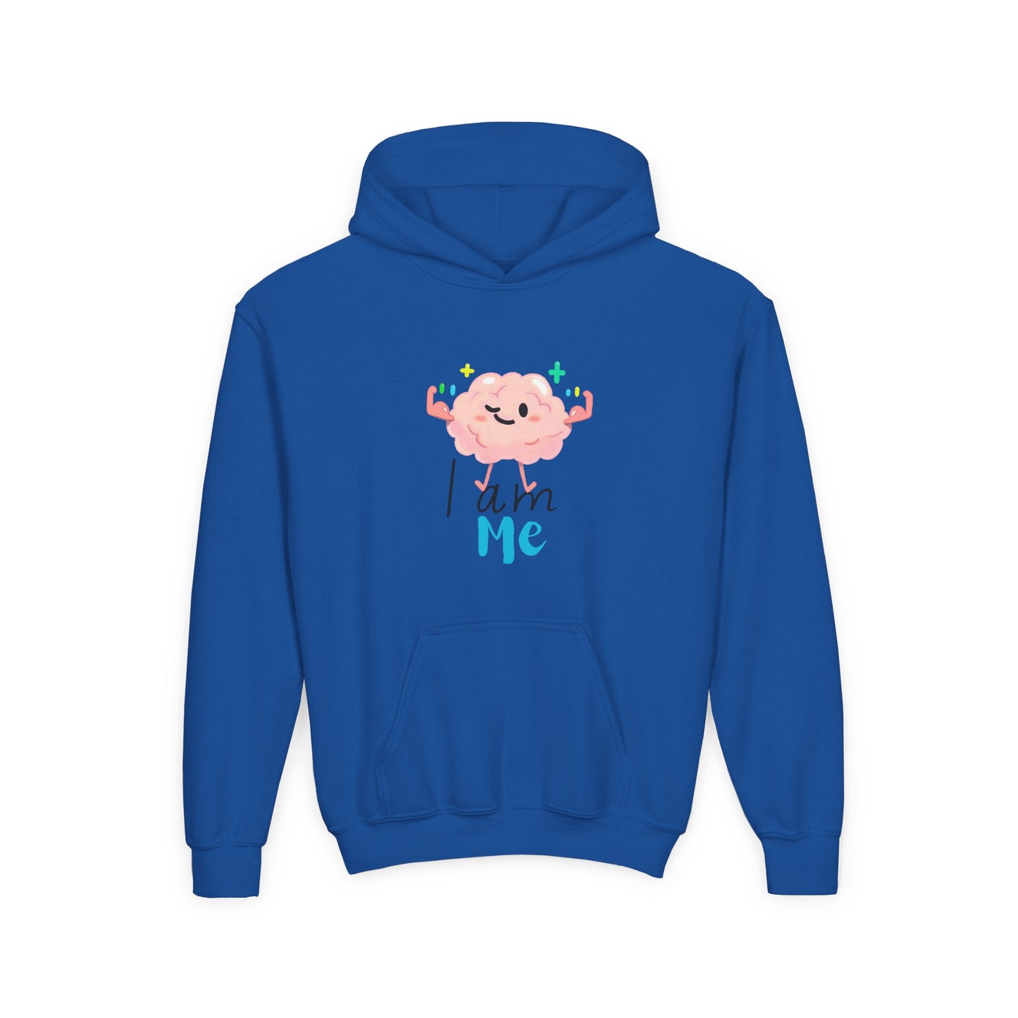 Kids Hoodie - 'I am Me' Youth Heavy Blend Hooded Sweatshirt for Kids
