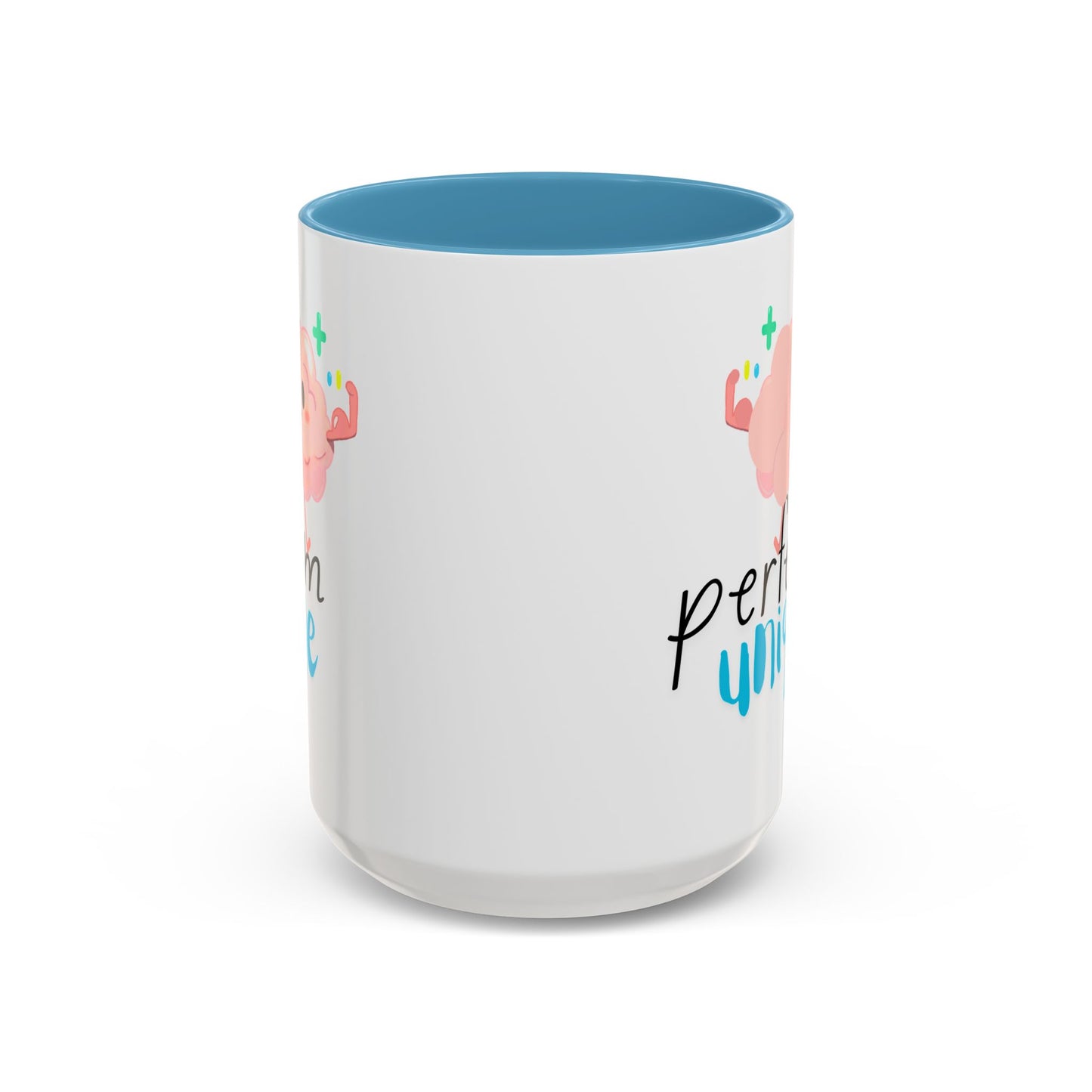 Perfectly Unique Accent Coffee Mug – 11 & 15oz – Fun Gift for Brainy Friends