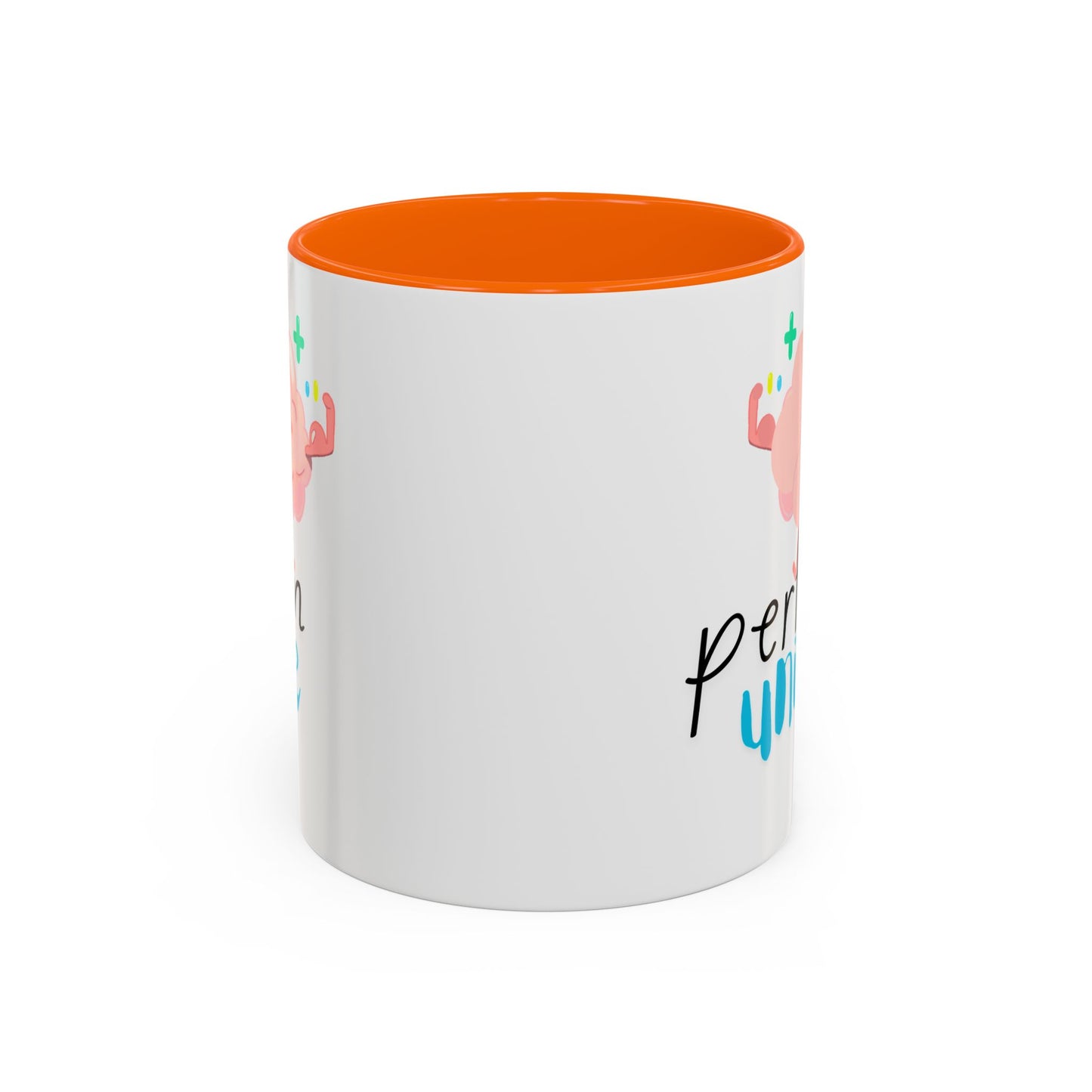 Perfectly Unique Accent Coffee Mug – 11 & 15oz – Fun Gift for Brainy Friends